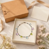 August Sunlit Dew Birthstone Bracelet – Peridot, Ametrine, Blue Topaz & S925 Sterling Silver (2)