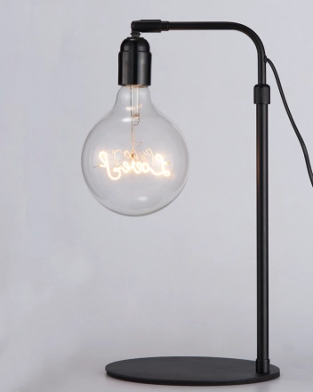 Custom Text Vintage Edison LED Filament G125 Pendant Bulb for Indoor Decorations