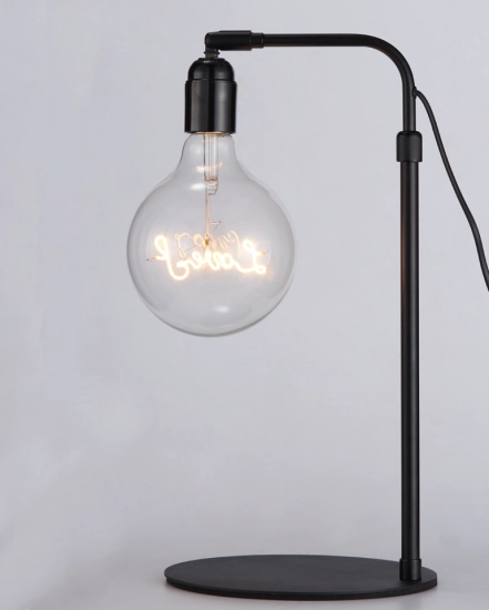 Custom Text Vintage Edison LED Filament G125 Pendant Bulb for Indoor Decorations
