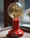 G125 Christmas Tree-Shaped Decorative Light Bulb – Warm Holiday Atmosphere Christmas Gift (2)