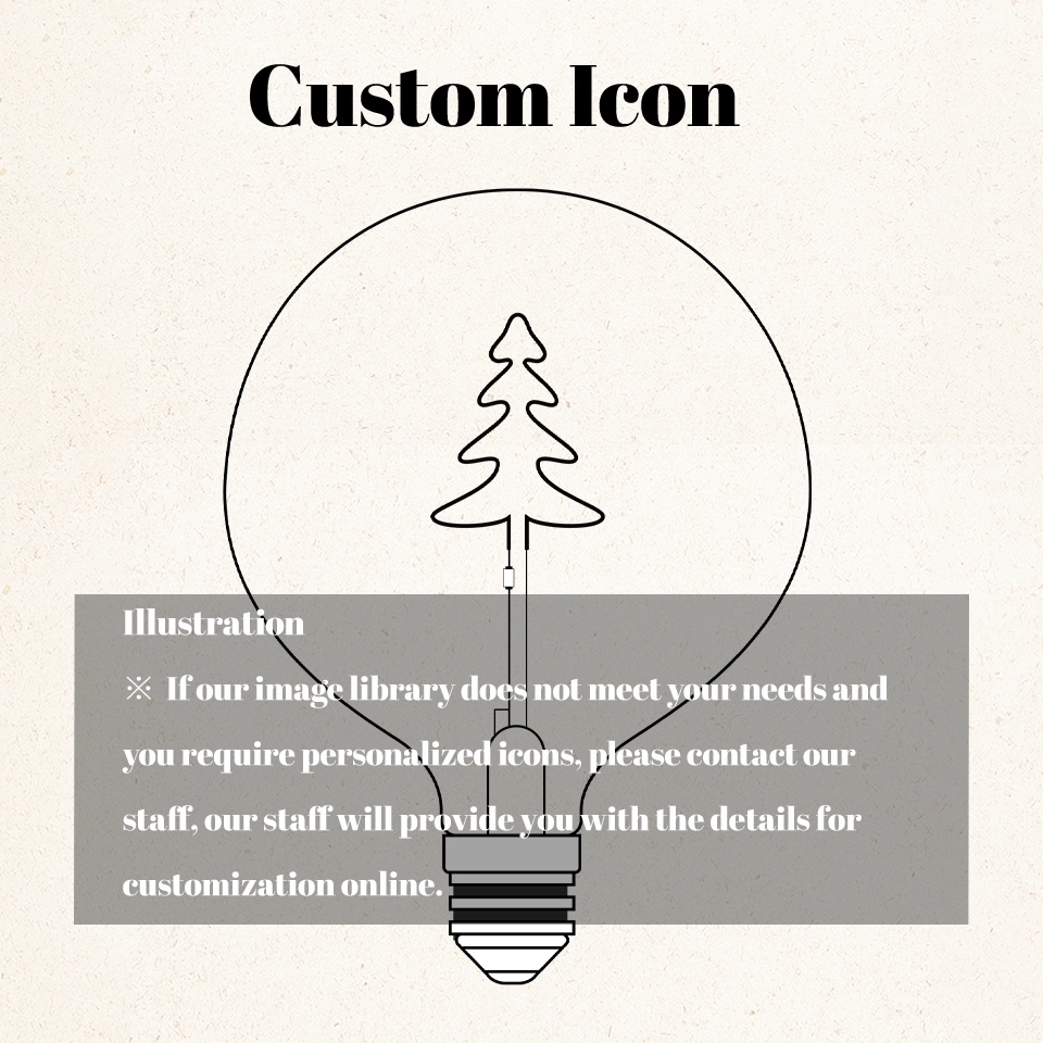 G125 Christmas Tree-Shaped Decorative Light Bulb – Warm Holiday Atmosphere Christmas Gift (3)