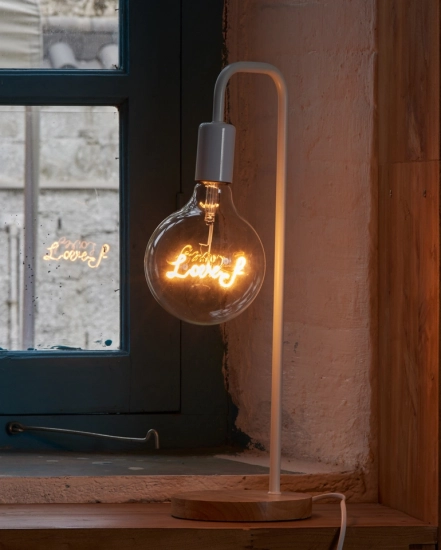 Large Decorative Customized Hanging G125 Globe LED Bulb, E27, New Design, Industrial Globe 5W Filament Light