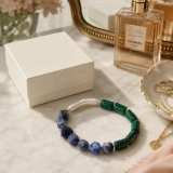 December Solstice Tide Birth Month Bracelet – Sodalite, Malachite, Freshwater Pearl & S925 Silver (3) December Solstice Tide Birth Month Bracelet – Sodalite, Malachite, Freshwater Pearl & S925 Silver (3)
