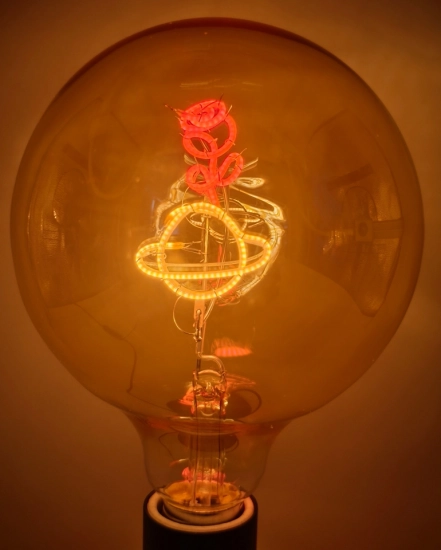 Personalized Icon G125 E27 Filament Globe LED Lamp Edison Light Bulb Bedside decoration Light Personalized Icon G125 E27 Filament Globe LED Lamp Edison Light Bulb Bedside decoration Light