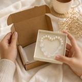 Eternal Helix April Birth Month Bracelet – Carved Clear Quartz & Freshwater Pearl Gift for Her (5) Eternal Helix April Birth Month Bracelet – Carved Clear Quartz & Freshwater Pearl Gift for Her (5)