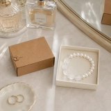 Eternal Helix April Birth Month Bracelet – Carved Clear Quartz & Freshwater Pearl Gift for Her (7)