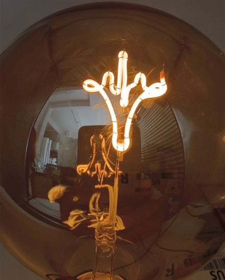 Custom Icon Vintage Edison Led Filament Modeling Lamp Personalized Soft Light Bulbs Memorial Night Lamp