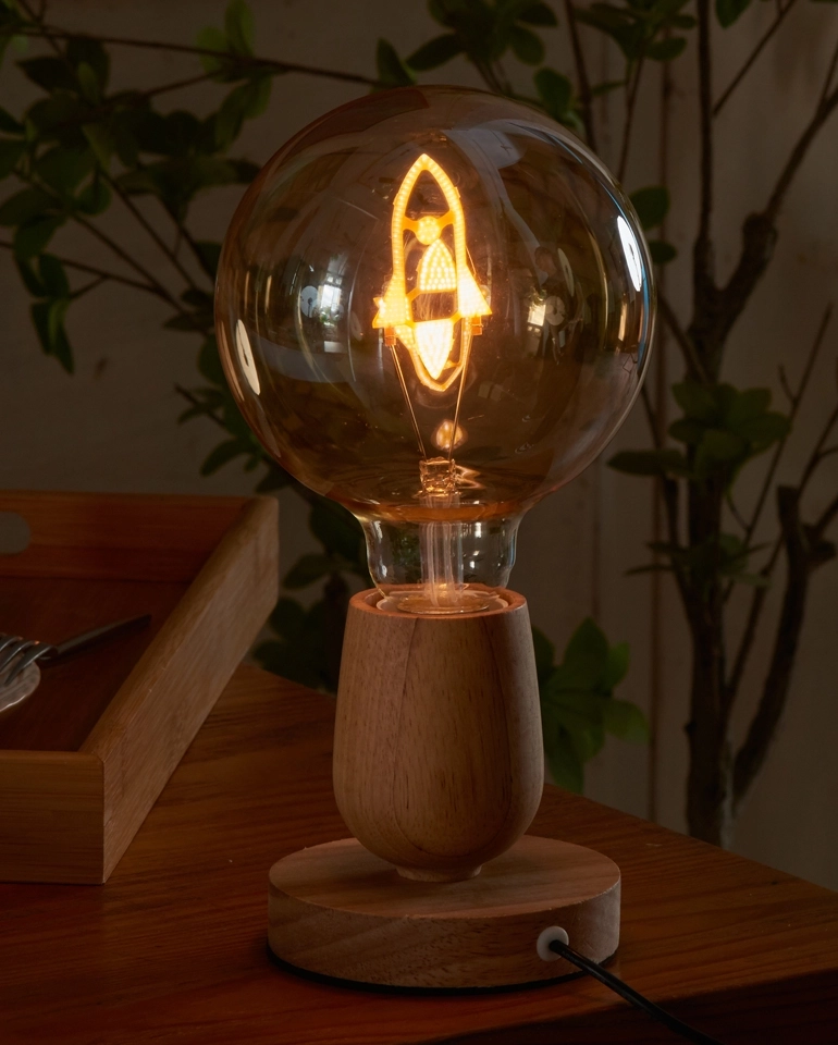 Personalized Icon Bulb With Base Modeling Lamp Bulbs Home Decor Light - 5W E27 Dimmable