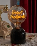 Custom Text Edison LED Filament Bulb Vintage Home Deco Personalized Double row G125 Light