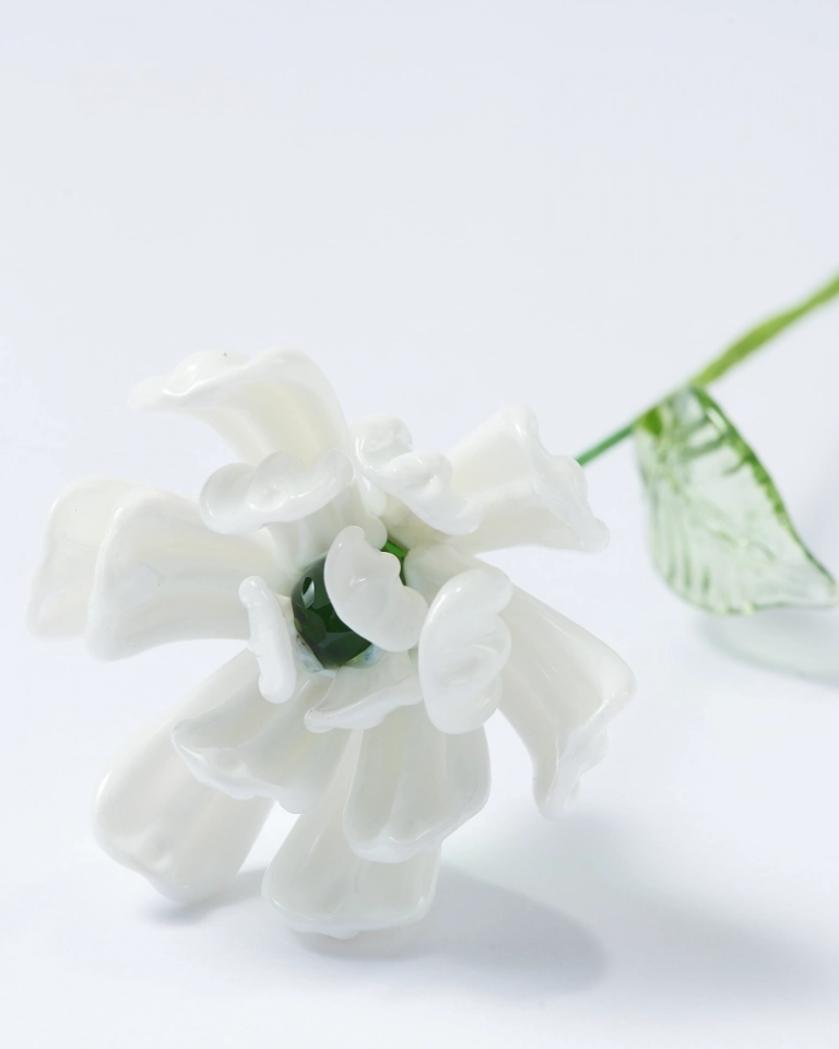 Glass Birth Flower Art – Handcrafted Marigold Birthday Gift for Her, Friends, and Loved Ones (2)