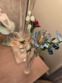 Customer reviews: Handmade Blue Morning Glory Glass Flower, Single Stem Decorative Glass Bloom Gift