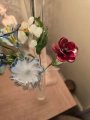 Customer reviews: Handmade Blue Morning Glory Glass Flower, Single Stem Decorative Glass Bloom Gift