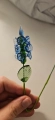Customer reviews: Handmade Glass Blue Delphinium Flower, Single Stem Keepsake Gift – 10.24 in Customer reviews: Handmade Glass Blue Delphinium Flower, Single Stem Keepsake Gift – 10.24 in