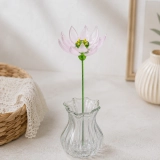 Handmade Glass Blue Delphinium Flower, Single Stem Keepsake Gift – 10.24 in (7) Handmade Glass Blue Delphinium Flower, Single Stem Keepsake Gift – 10.24 in (7)