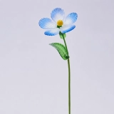 Handmade Glass Blue Violet Flower, Single Stem Keepsake Gift – 10.24 in (5) Handmade Glass Blue Violet Flower, Single Stem Keepsake Gift – 10.24 in (5)