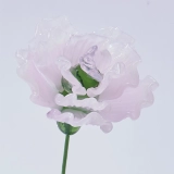 Handmade Glass Carnation Flower, January Birth Flower Gift – 10.24 in Handmade Glass Carnation Flower, January Birth Flower Gift – 10.24 in