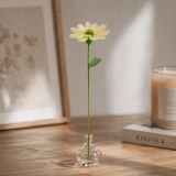 Handmade Glass Chrysanthemum Flower, Yellow Mum Single Stem Keepsake Gift (3) Handmade Glass Chrysanthemum Flower, Yellow Mum Single Stem Keepsake Gift (3)