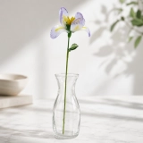 Handmade Glass Iris Flower, Single Stem Keepsake Gift – 10.24 in (4) Handmade Glass Iris Flower, Single Stem Keepsake Gift – 10.24 in (4)