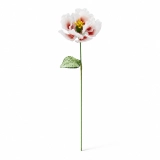 Handmade Glass Peony Flower, Blush White Art Glass Single Stem Flower Gift for Home Decor (6) Handmade Glass Peony Flower, Blush White Art Glass Single Stem Flower Gift for Home Decor (6)