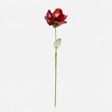 Handmade Glass Red Poppy Flower, Single Stem Everlasting Gift – 10.24 in (6) Handmade Glass Red Poppy Flower, Single Stem Everlasting Gift – 10.24 in (6)