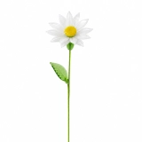 Handmade Glass Snow Lotus Flower, Single Stem Keepsake Gift – 10.24 in (3)