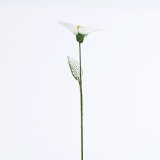 Handmade Glass White Daffodil Flower, Single Stem Narcissus Floral Decor (2) Handmade Glass White Daffodil Flower, Single Stem Narcissus Floral Decor (2)