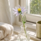 Handmade Purple Aster Glass Flower – Single Stem Everlasting Floral Gift, 10.24 in (3) Handmade Purple Aster Glass Flower – Single Stem Everlasting Floral Gift, 10.24 in (3)
