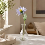Handmade Purple Aster Glass Flower – Single Stem Everlasting Floral Gift, 10.24 in (6)