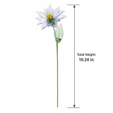 Handmade Purple Aster Glass Flower – Single Stem Everlasting Floral Gift, 10.24 in (7) Handmade Purple Aster Glass Flower – Single Stem Everlasting Floral Gift, 10.24 in (7)