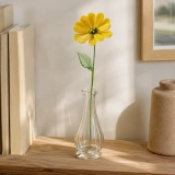 Handmade Yellow Calendula Glass Flower – Single Stem Pot Marigold Forever Flower Gift (5) Handmade Yellow Calendula Glass Flower – Single Stem Pot Marigold Forever Flower Gift (5)
