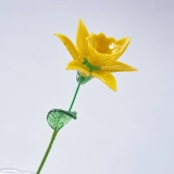 Handmade Glass Yellow Daffodil Flower – Single Stem Floral Gift for Home Decor (5) Handmade Glass Yellow Daffodil Flower – Single Stem Floral Gift for Home Decor (5)