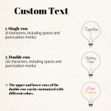 Happy Day Letter Decorative Table Lamp Bulb G125 Globe LED Light E27 Base Filament Lamp (4)