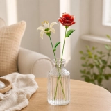 June Birth Flower Handmade Glass Rose & Honeysuckle Set – 2 Stem Birthday Gift (5) June Birth Flower Handmade Glass Rose & Honeysuckle Set – 2 Stem Birthday Gift (5)