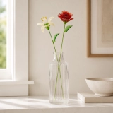 June Birth Flower Handmade Glass Rose & Honeysuckle Set – 2 Stem Birthday Gift (8) June Birth Flower Handmade Glass Rose & Honeysuckle Set – 2 Stem Birthday Gift (8)