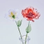 August Birth Flower Handmade Glass Gladiolus & Poppy Set – 2-Stem Birthday Gift