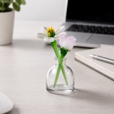 Mini Daisy & Sweet Pea Glass Vase Arrangement for April Birthdays – 3-Piece Set (6) Mini Daisy & Sweet Pea Glass Vase Arrangement for April Birthdays – 3-Piece Set (6)