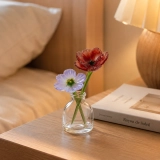 Mini Poppy & Gladiolus Glass Vase for August Birthdays – 3-Piece Keepsake (5) Mini Poppy & Gladiolus Glass Vase for August Birthdays – 3-Piece Keepsake (5)
