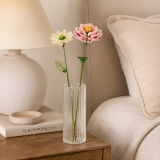 November Birth Flower Handmade Glass Chrysanthemum & Peony Set – 2-Stem Birthday Gift (6)
