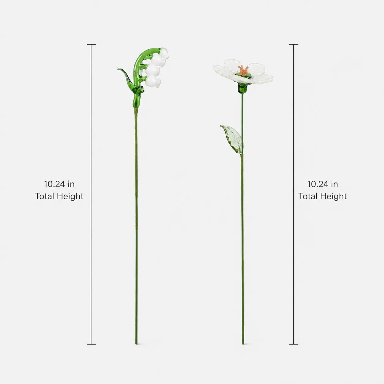 Elegant May birth flower gift set styled on a warm home tabletop Elegant May birth flower gift set styled on a warm home tabletop