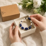 September Celestial Lapis Birth Month Bracelet – Lapis Lazuli, Freshwater Pearl & Blue Bead Gift for Her (6) September Celestial Lapis Birth Month Bracelet – Lapis Lazuli, Freshwater Pearl & Blue Bead Gift for Her (6)