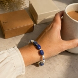 September Celestial Lapis Birth Month Bracelet – Lapis Lazuli, Freshwater Pearl & Blue Bead Gift for Her (7) September Celestial Lapis Birth Month Bracelet – Lapis Lazuli, Freshwater Pearl & Blue Bead Gift for Her (7)
