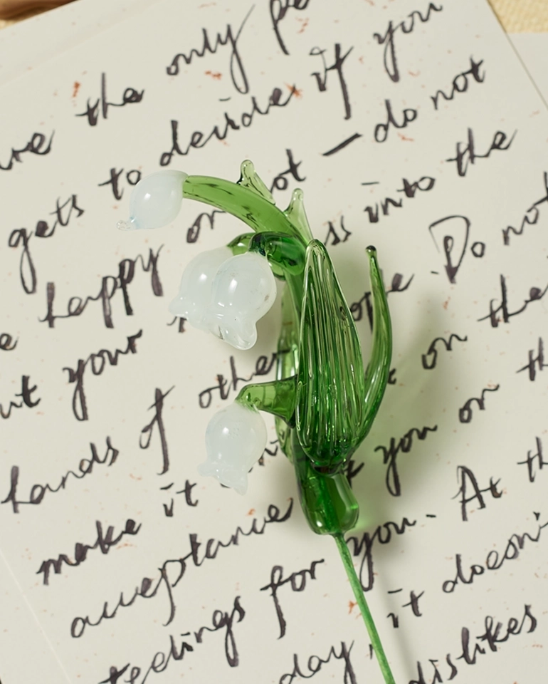 Single Handmade Glass Birth Month Flower – Freely Combined Floral Gift, Personalized Glass Sculpture for Her, Boho Home Decor (3) Single Handmade Glass Birth Month Flower – Freely Combined Floral Gift, Personalized Glass Sculpture for Her, Boho Home Decor (3)