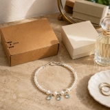 Verdant Baroque June Birthstone Bracelet – Freshwater Pearl, Blue Topaz & S925 Silver Gift for Her (3) Verdant Baroque June Birthstone Bracelet – Freshwater Pearl, Blue Topaz & S925 Silver Gift for Her (3)