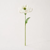 White Cosmos & Marigold-Inspired Handmade Glass Flower, Single Stem Forever Flower Gift (2) White Cosmos & Marigold-Inspired Handmade Glass Flower, Single Stem Forever Flower Gift (2)